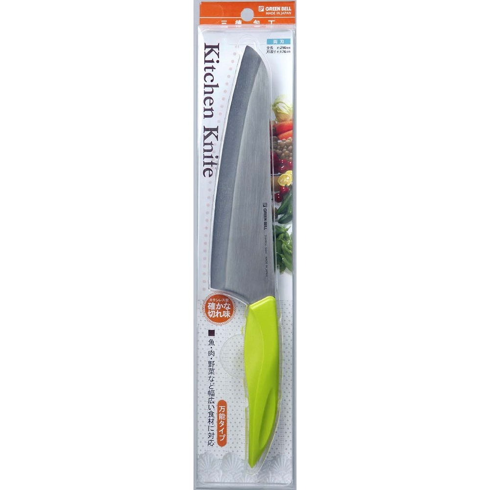 日本綠鐘Kitchen多功能廚房料理刀( L290mm91g ) G-2023