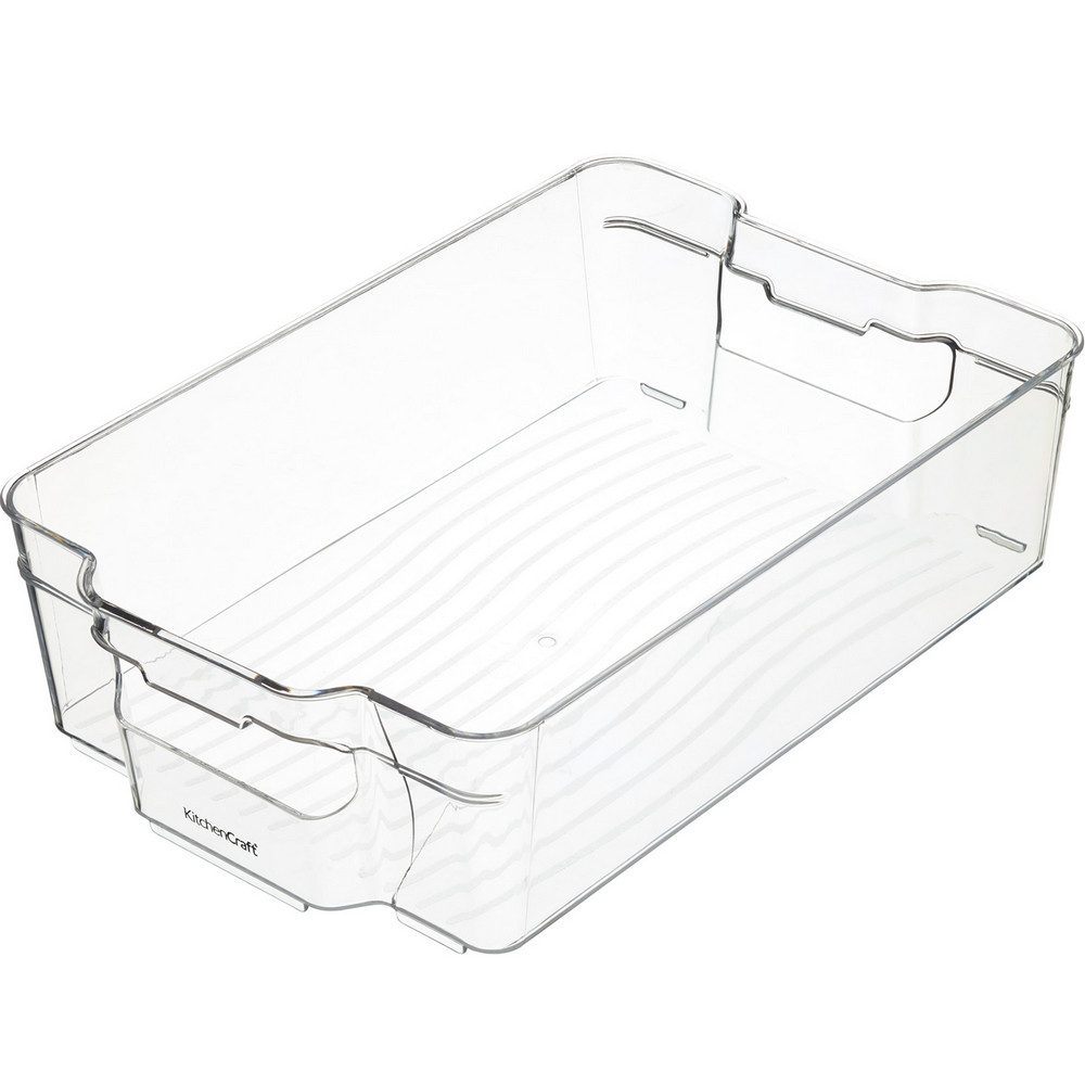 KitchenCraft 英國 透明冰箱收納盒(31.5cm) / 冰箱收納盒 蔬果收納盒 分層分格 可機洗 洗碗機可洗