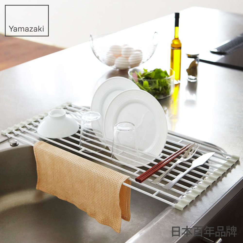 Plate多功能瀝水架L日本百年品牌碗盤架/抹布架/餐具架/杯架/料理盤