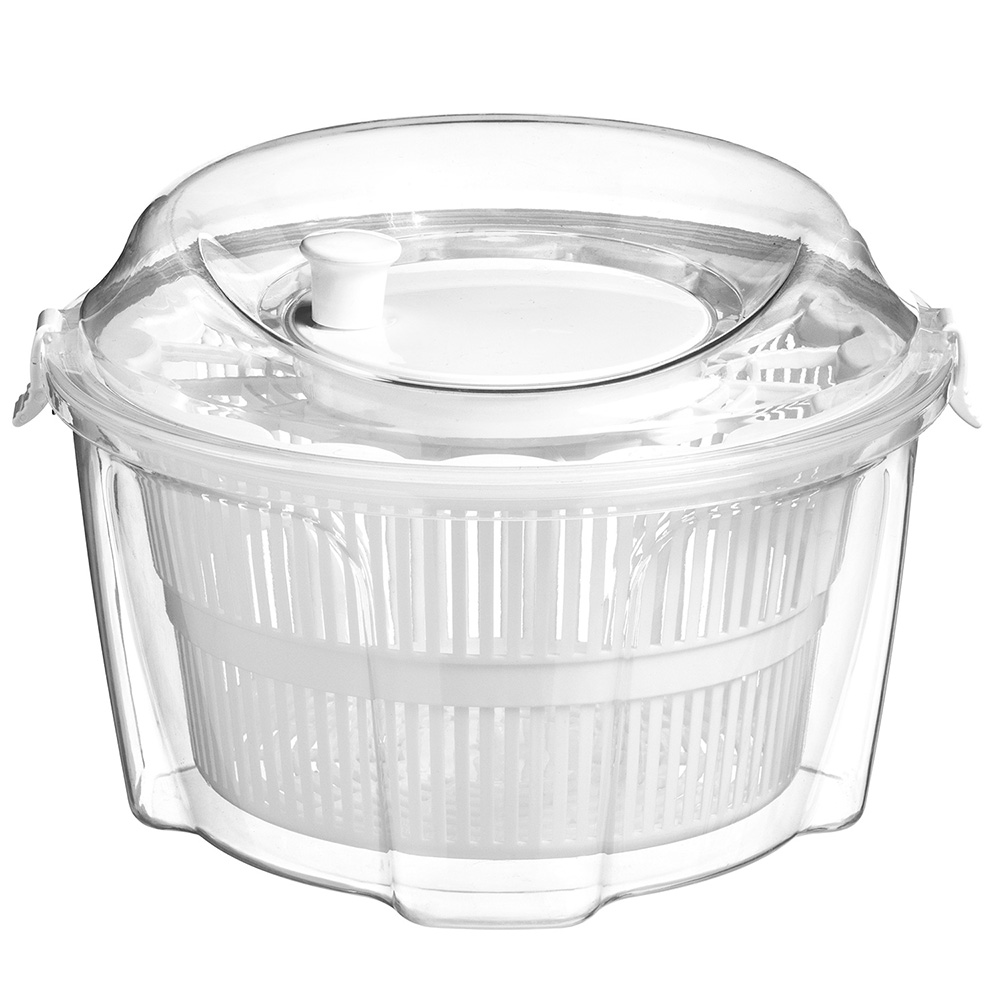 Premier 英國 手轉式蔬菜脫水器(白26cm) / 蔬菜香草脫水器 瀝水籃瀝水盆