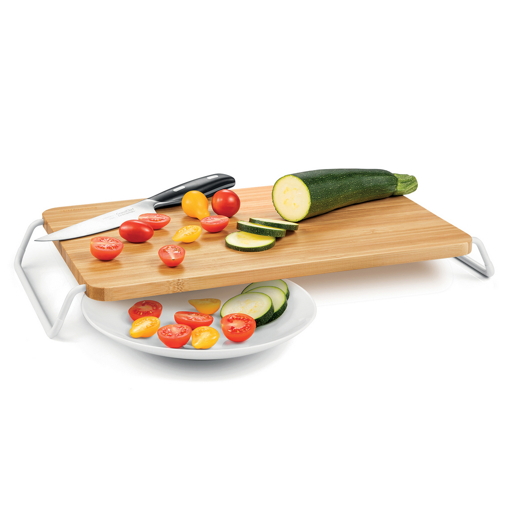 TESCOMA 歐洲 Online長方支架竹製砧板輕食盤(36cm) / 切菜砧板 點心盤 輕食盤