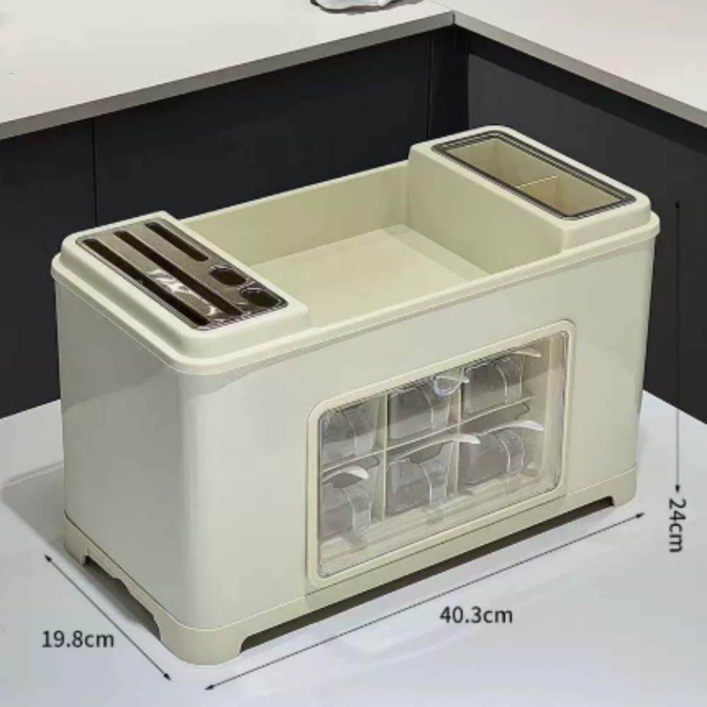 【銳達】不鏽鋼置物架 多功能廚房用品 家用大全收納 筷子筒台面調味品架刀架T