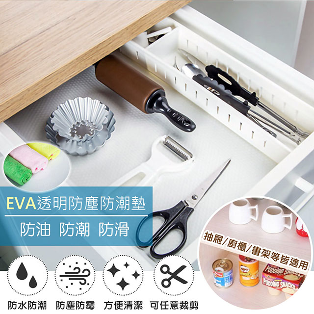 EVA透明防塵防潮墊(150*60 cm)2入組