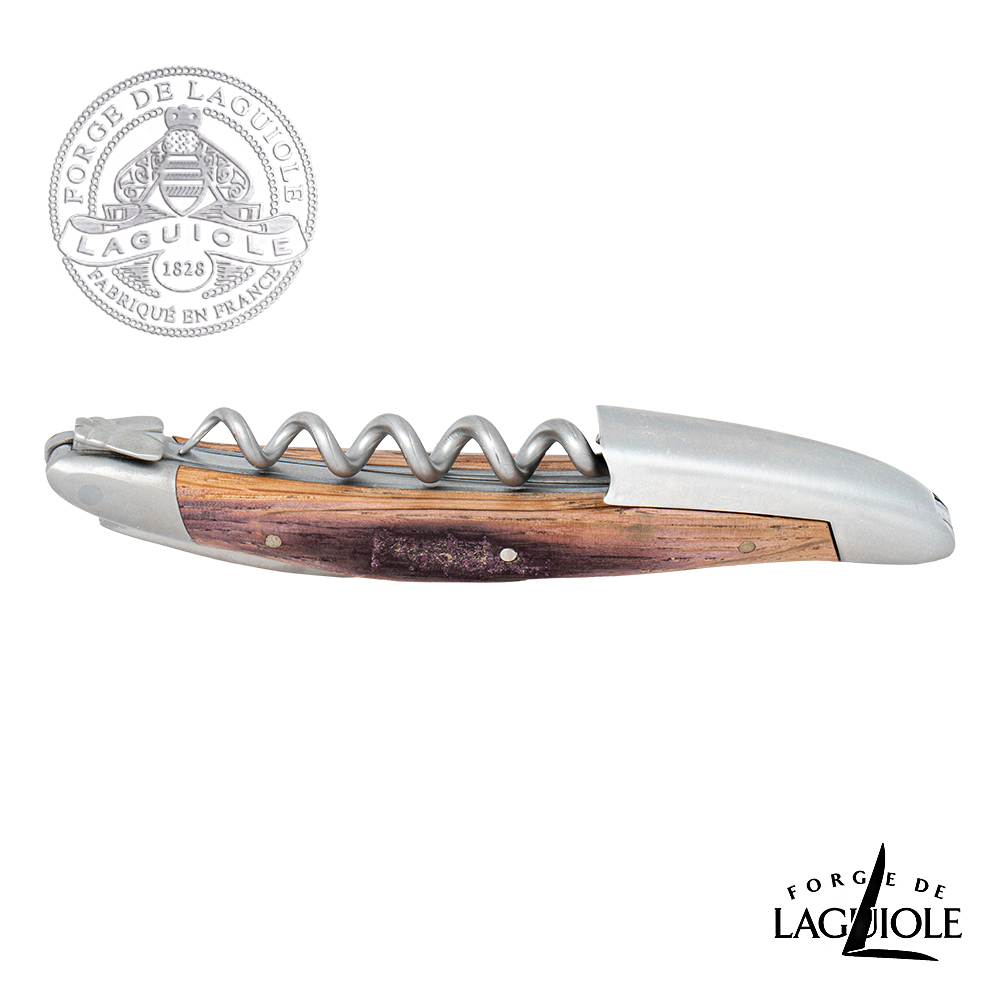 Forge de Laguiole 頂級手工橡木霧面侍酒刀