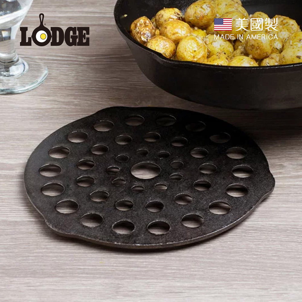 Lodge 美國製多功能隔熱架/瓦斯爐輔助爐架/鍋底防焦肉架 (L8DOT3)