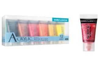 【雄獅】壓克力顏料12色組(30ml)