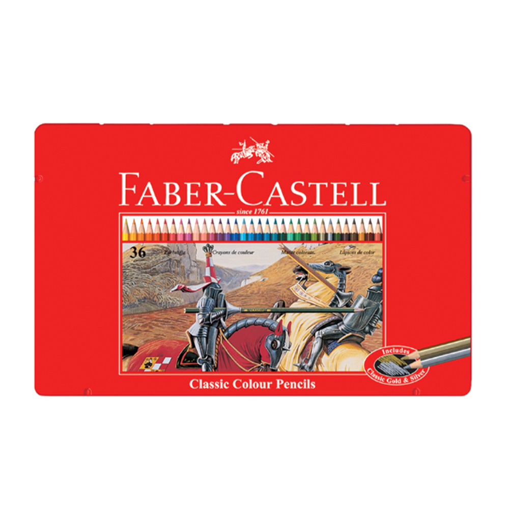 Faber-Castell 輝柏 德國 美術生指定用品 36色油性色鉛筆組-115846