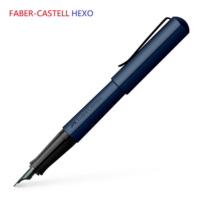 Faber-Castell 輝柏 德國 HEXO系列 鋼筆 深藍桿