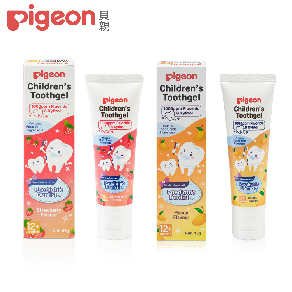 Pigeon 貝親 兒童含氟牙膏(2款)