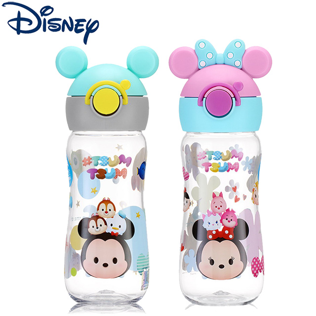 【優貝選】迪士尼tsum tsum 俏皮直飲式兒童便攜水壺(400ML)