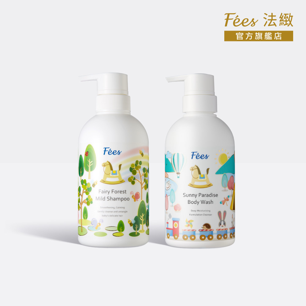 Fees 法緻 陽光樂園沐浴精450ml+童話森林洗髮精450ml