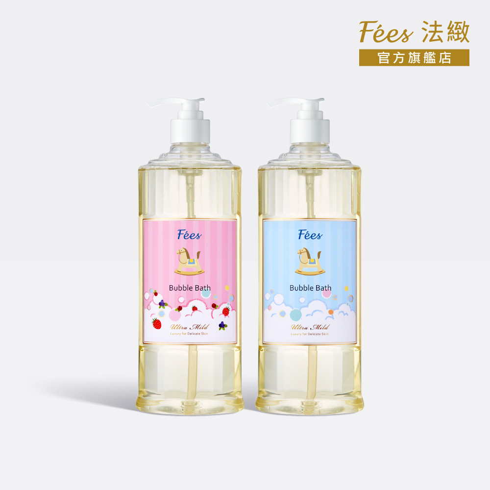 Fees 法緻 嬰兒柔護泡泡露600ml 2入組(清新+莓果)