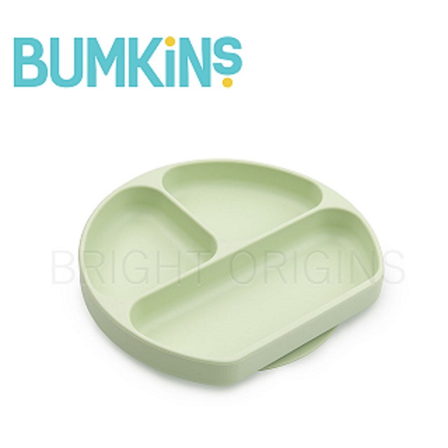 Bumkins 美國 矽膠餐盤(香瓜綠)