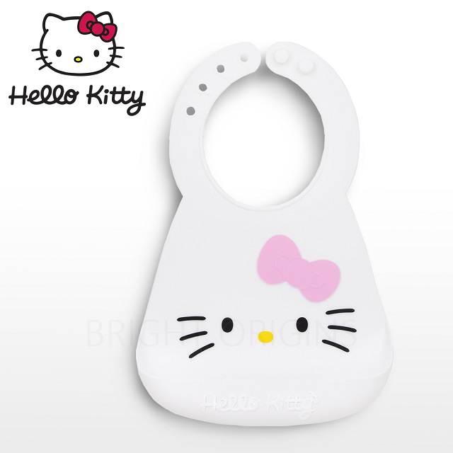 Bumkins 美國 矽膠圍兜(Hello Kitty)