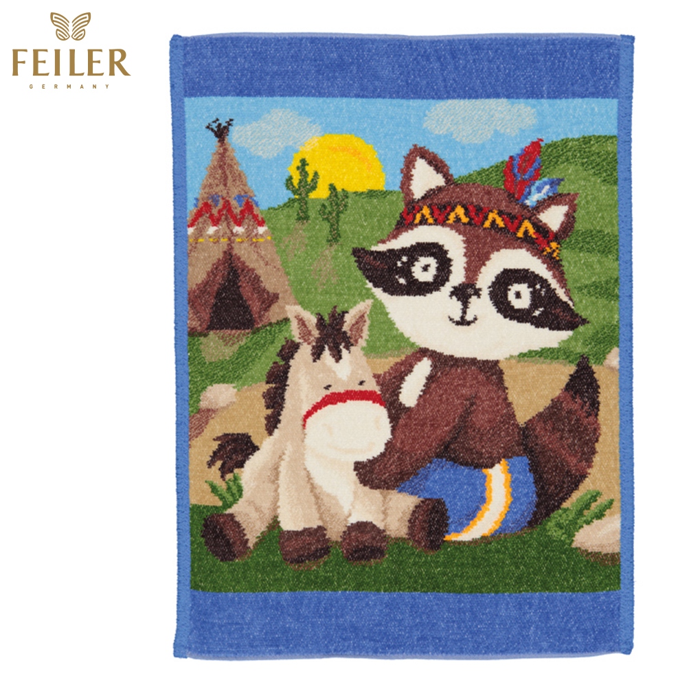 Feiler 印第安熊方巾(25x25)
