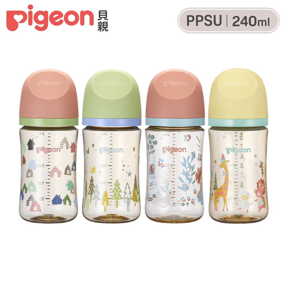 第三代母乳實感彩繪款PPSU奶瓶240ml(4款)