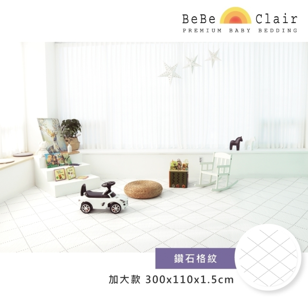 bebe 【韓國 Clair】鑽石格紋-ROLL MAT-標準款200*110*1.5cm