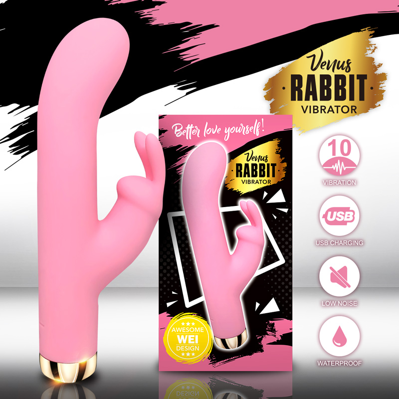 VENUS -甜心小兔 按摩棒-雙震型