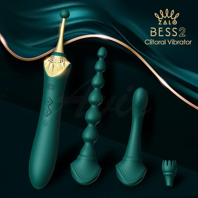 ZALO Bess 2秒高潮多用途陰蒂震動器 綠色 情人節 必備