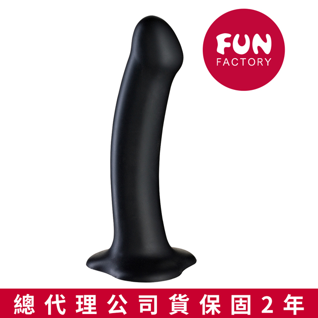 Fun Factory 【情趣職人】德國 Magnum 矽膠平頭吸盤按摩棒-黑