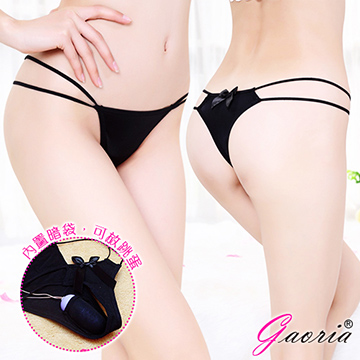 愛情火辣辣 遙控高潮褲 丁字褲 遙控跳蛋必備 黑色