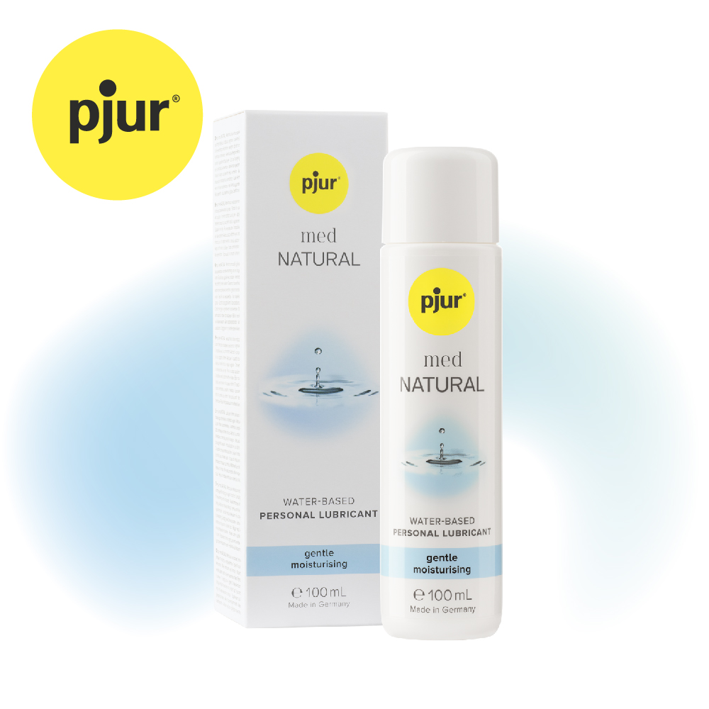 Pjur 德國 碧宜潤 med NATURAL glide 專業抗敏植萃保濕水性潤滑液用愛打造的頂級親密產品