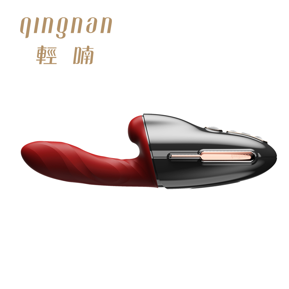 qingnan 輕喃 #9 伸縮旋轉加溫炮機套組(黑紅)