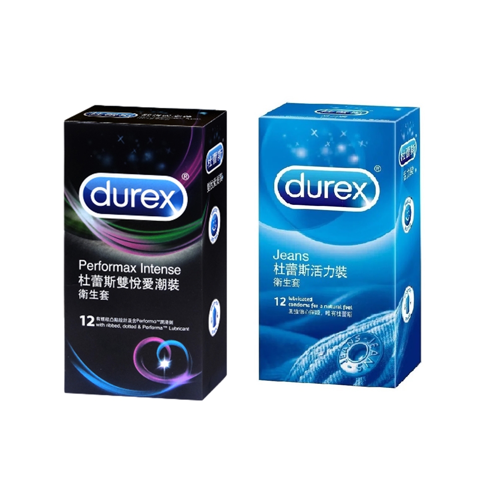 Durex 杜蕾斯 買一送一 雙悅愛潮裝12入 + 活力裝12入