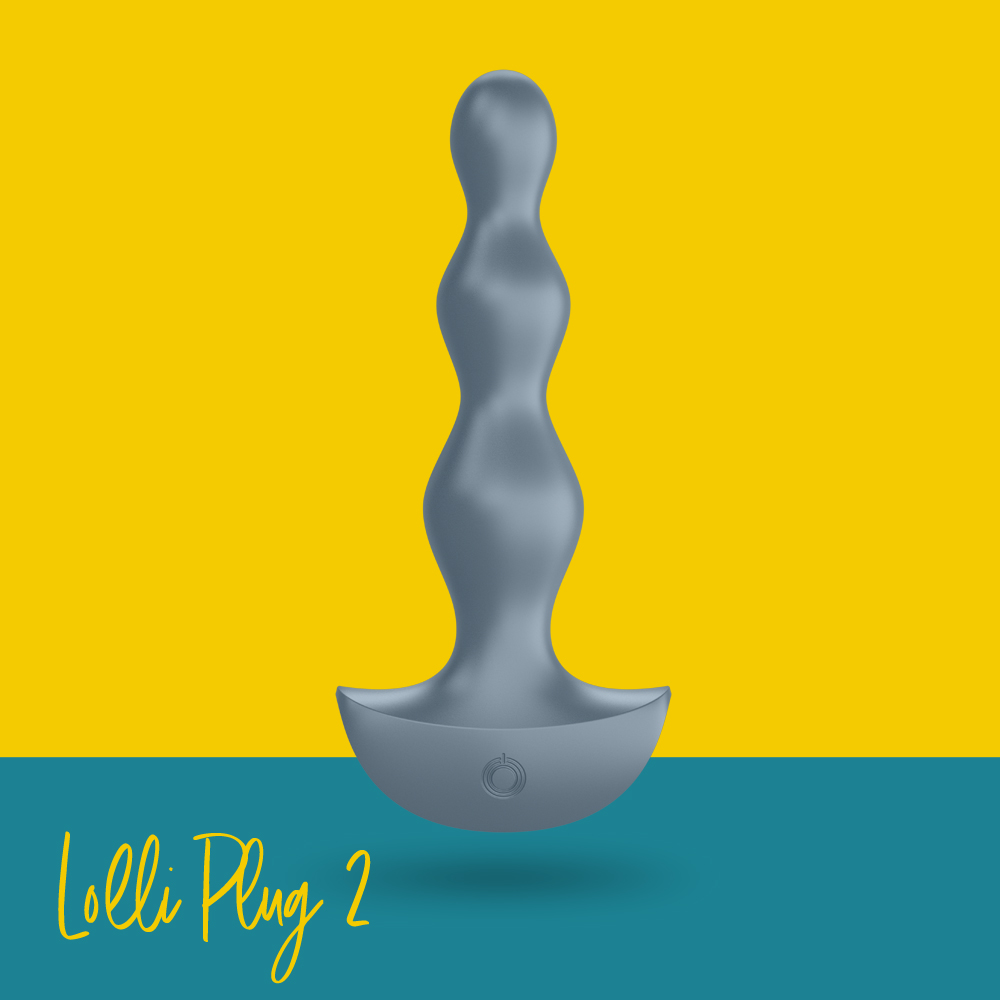 Satisfyer 德國 Lolli Plug 2 後庭震動器 (灰藍)  台灣總代理公司貨（其他規格）