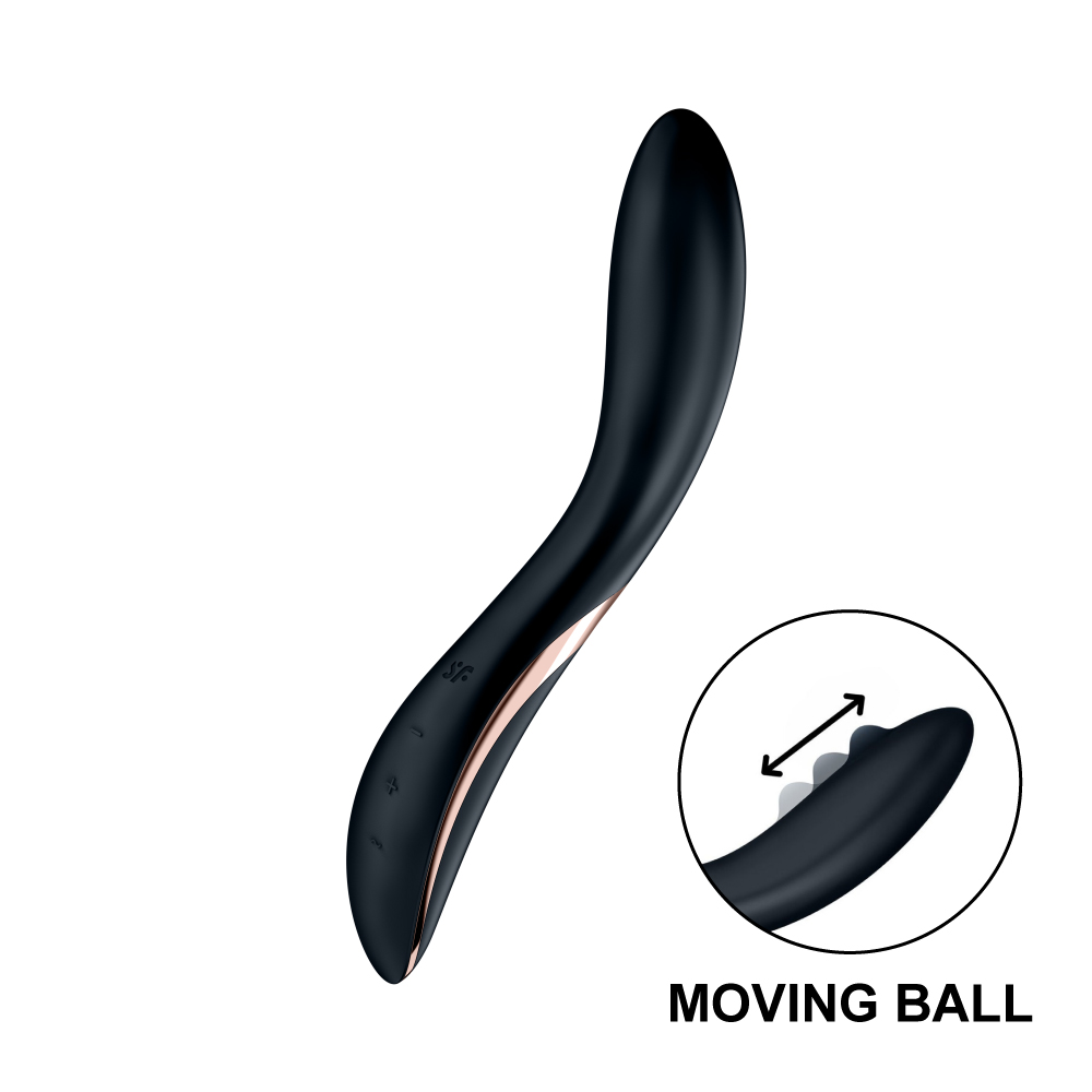 Satisfyer 德國 Rrrolling Explosion G點滾珠震動按摩器 (黑) 台灣總代理公司貨