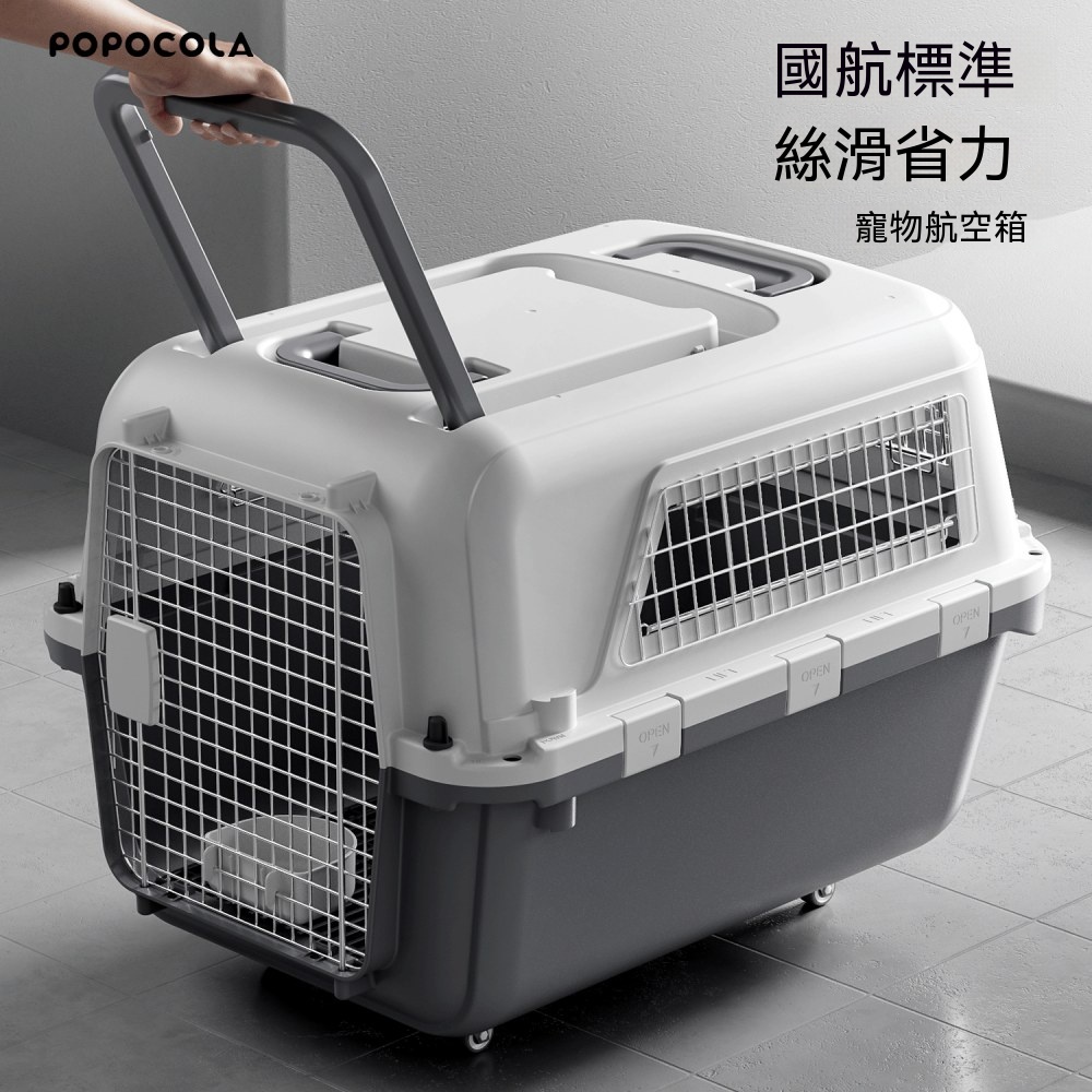寵物航空箱36*56*40CM寵物托運箱貓咪小型犬專用車載箱外出便攜貓籠子貓