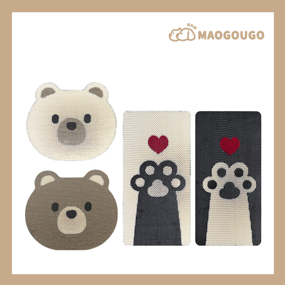 【Maogougo 貓狗購】 可愛貓咪耐抓板_瓦愣紙貓抓板_共4款