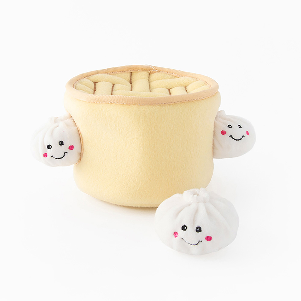 ZippyPaws 益智躲貓貓-美味小籠包 ( 有聲玩具 益智玩具 )