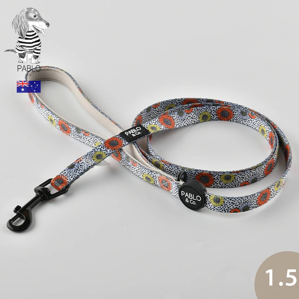 Pablo & Co 牽繩 寵物牽繩 狗牽繩 南法向日葵 1.5cm