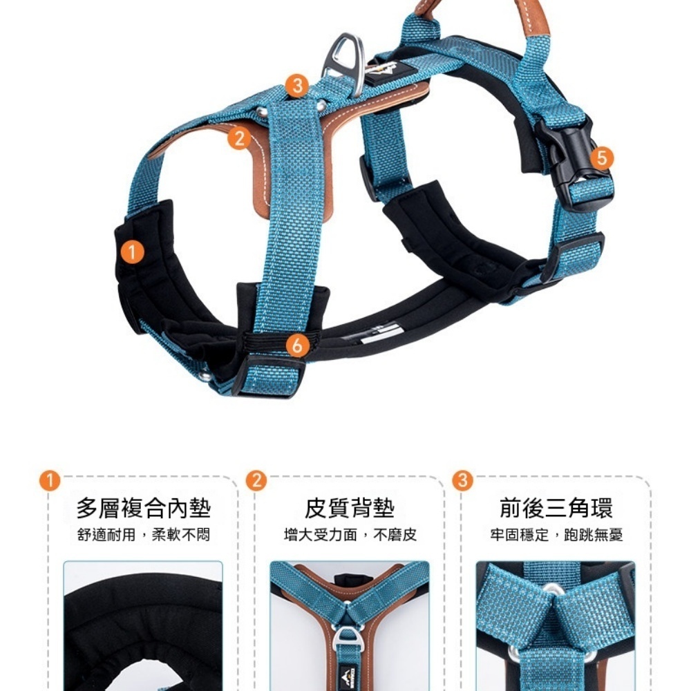 背心式防爆衝狗胸背帶夏季柯基中大型金毛遛狗繩狗鏈子狗狗牽引繩