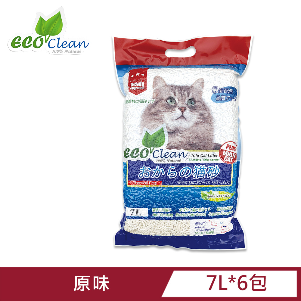 ECO艾可豆腐貓砂-原味 (6入)