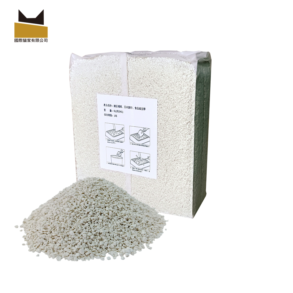 國際貓家 Hello Ichi破碎仿礦豆腐砂 2KG *六包組