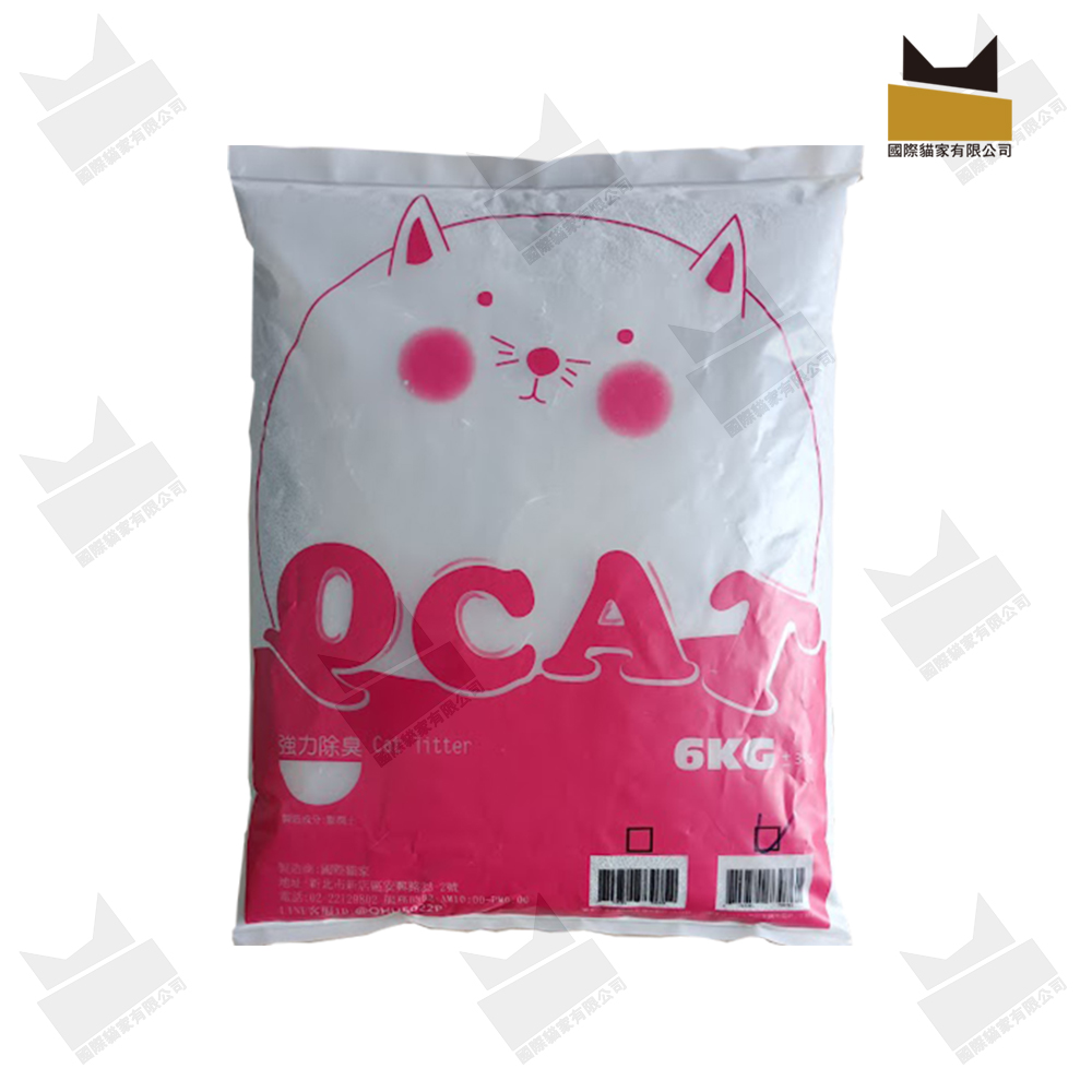 ☆國際貓家☆QCAT天然膨潤土貓砂球砂6KG