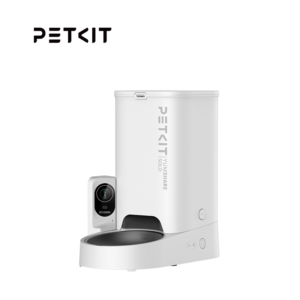 Petkit 佩奇 智能寵物餵食器SOLO(攝影版) AI寵物識別 語音通話一鍵投餵