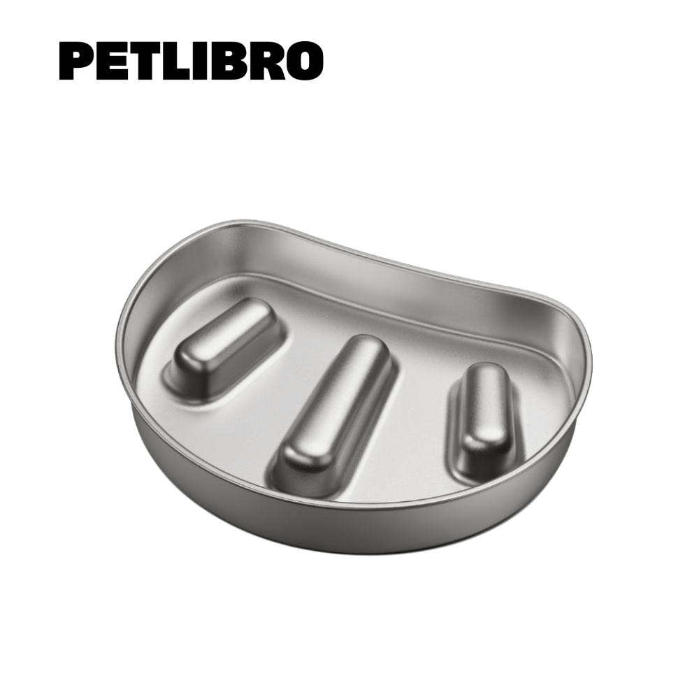 PETLIBRO 慢食碗 不繡鋼慢食碗 膠囊餵食器視訊版專用 不繡鋼盤