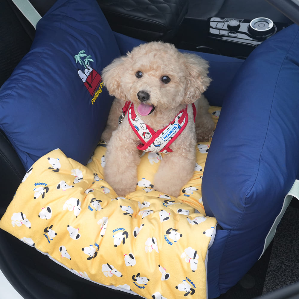 PEANUTS 史努比悠遊寵物汽車安全座椅