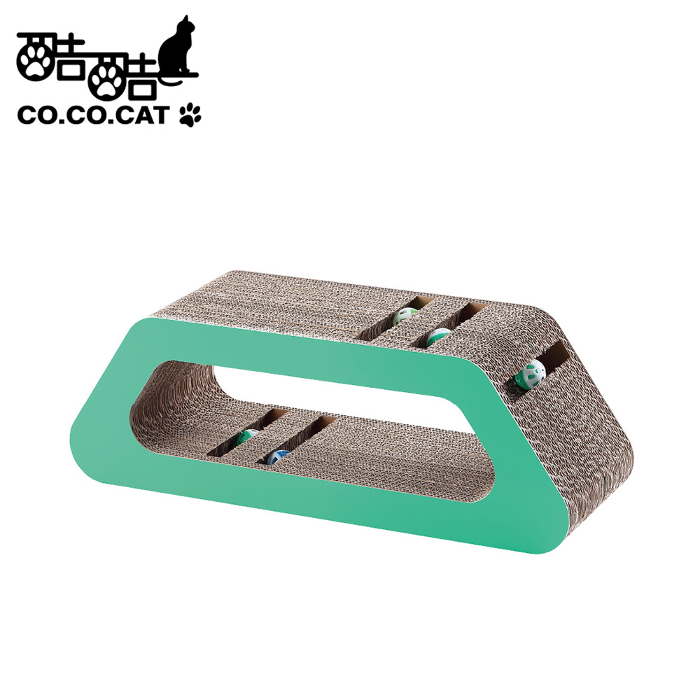 CO.CO.CAT 酷酷貓 瑜珈台-100%台灣製貓抓板(隨機不挑色)