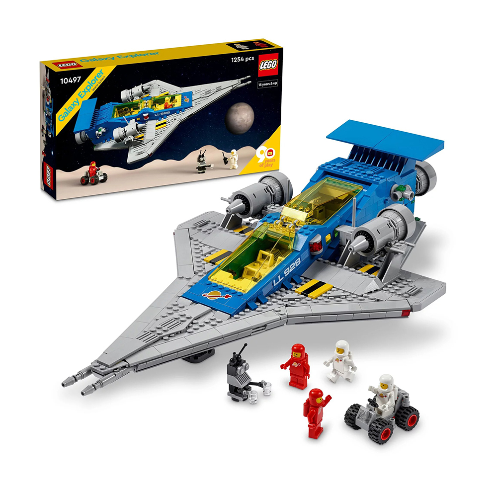 LEGO 樂高 積木 ICONS系列 90周年紀念 太空梭 銀河探險家 10497w
