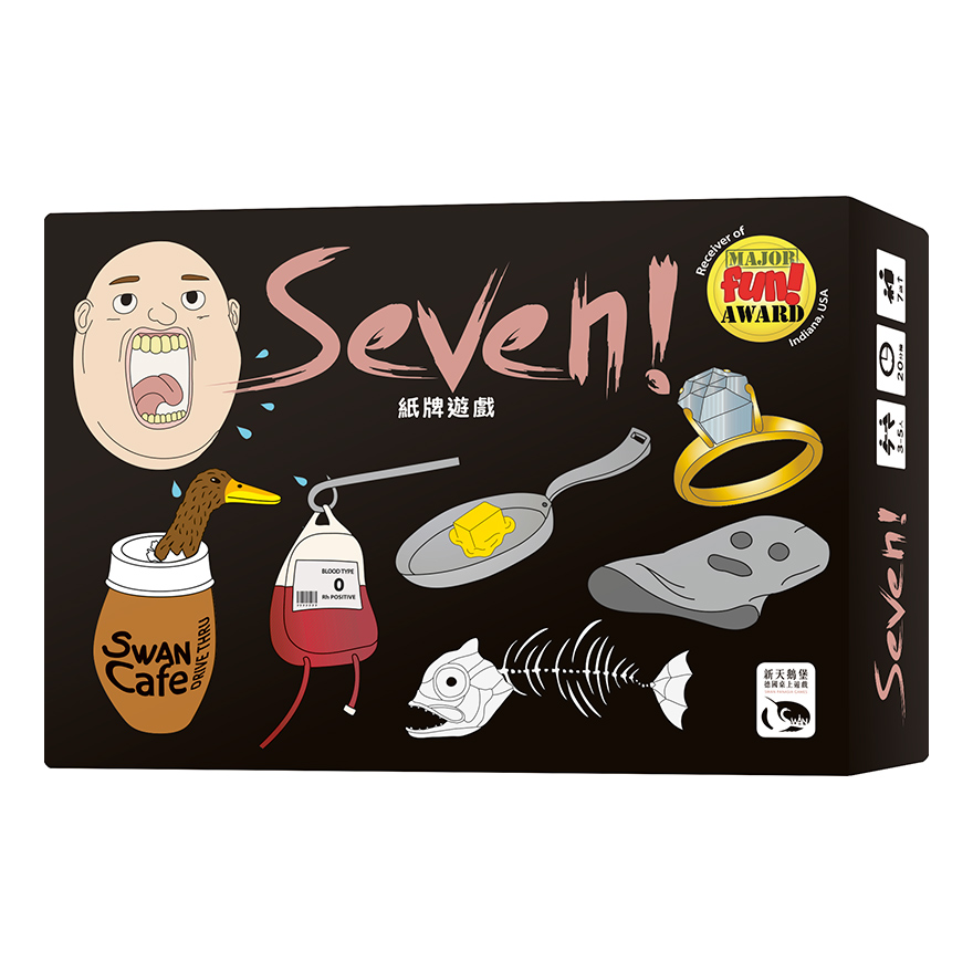SWANPANASIA 新天鵝堡 SEVEN 紙牌遊戲 繁體中文版