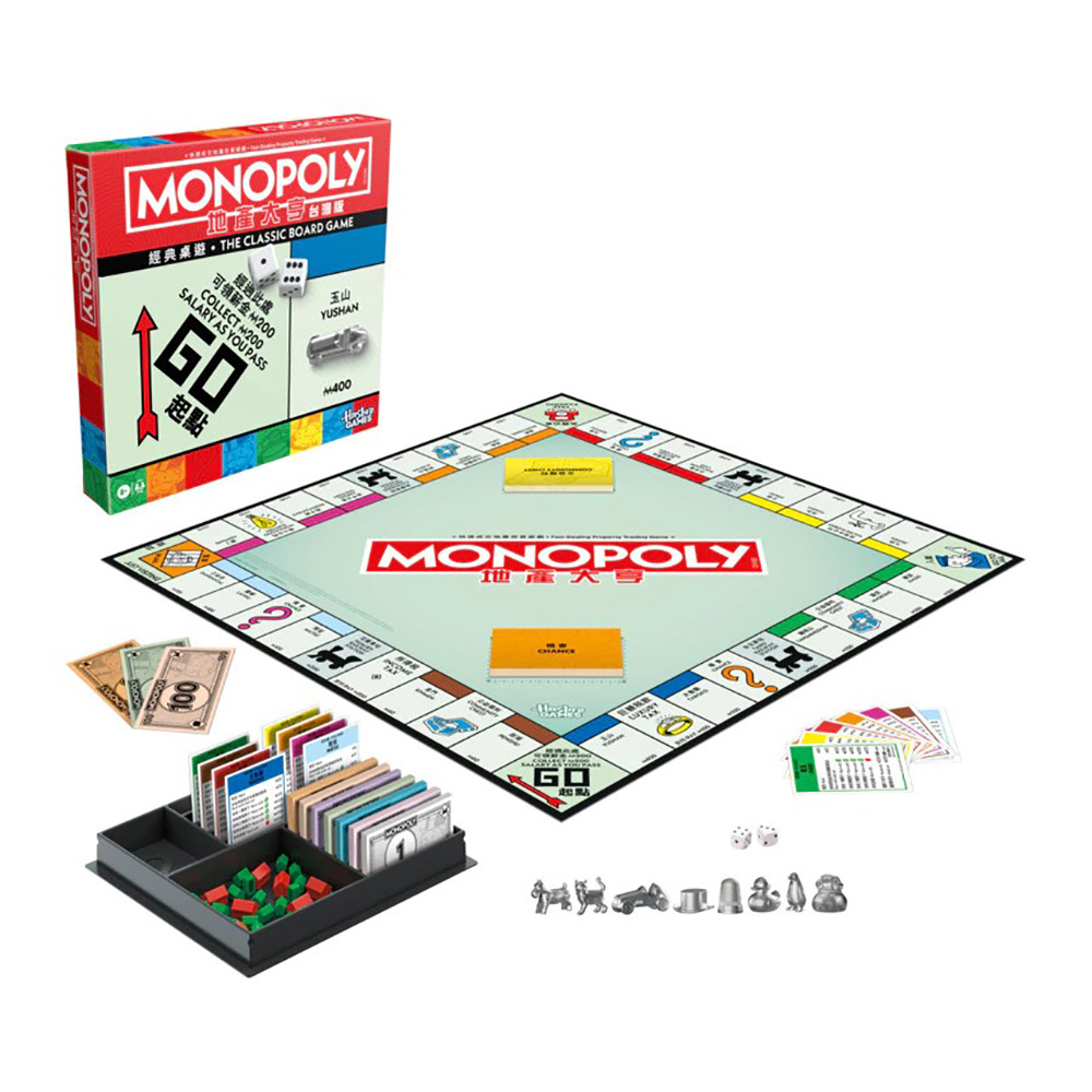 MB 智樂遊戲 地產大亨 - 快速成交地產投資遊戲(經典台灣版) G0009