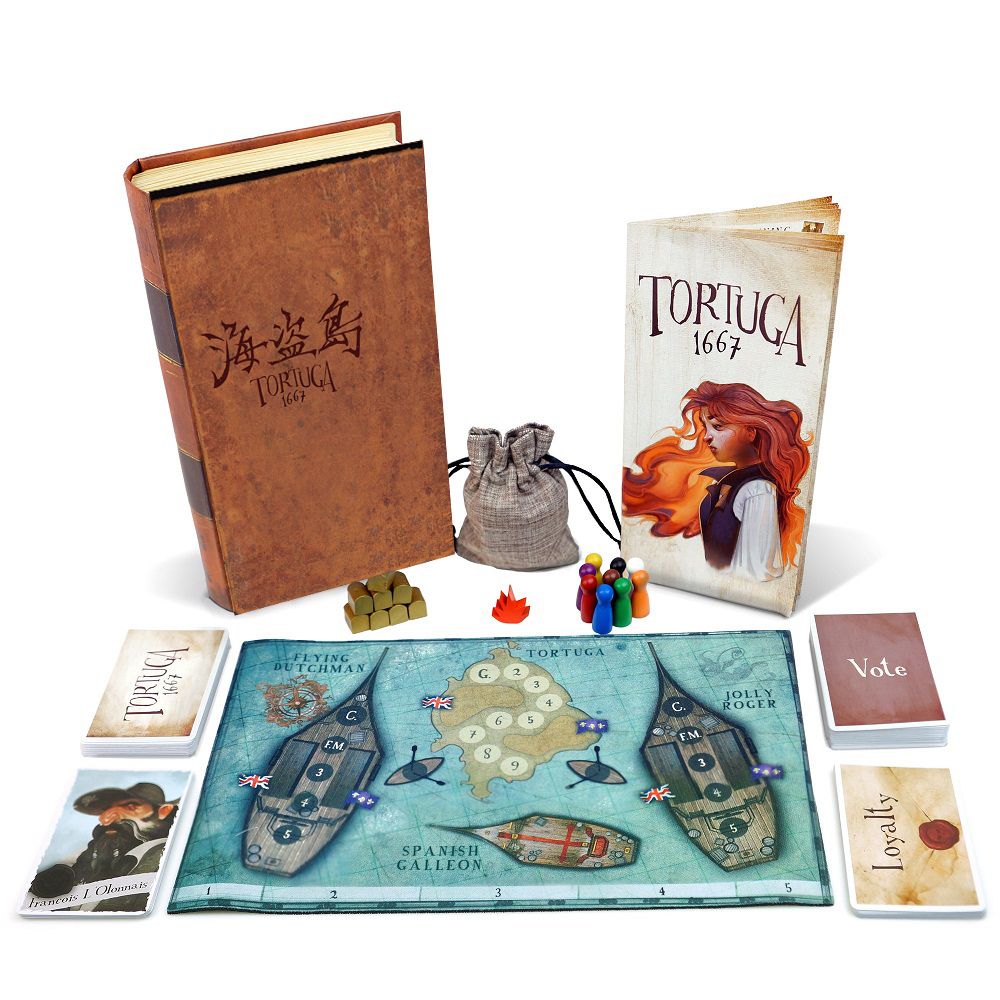 Asmodee 艾賜魔袋 海盜島 1667 中文版 Tortuga 1667