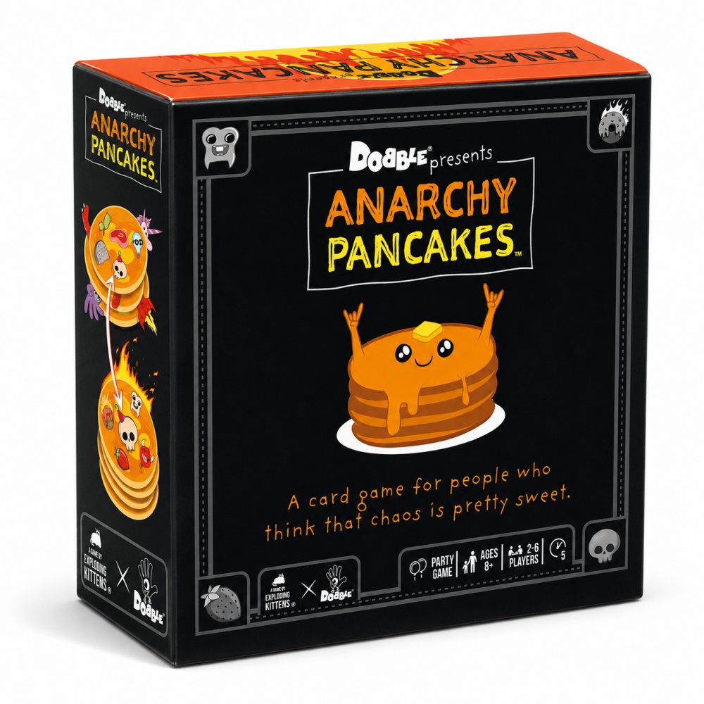 Asmodee 艾賜魔袋 嗒寶:混亂鬆餅 英文版 Dobble Anarchy Pancakes EN