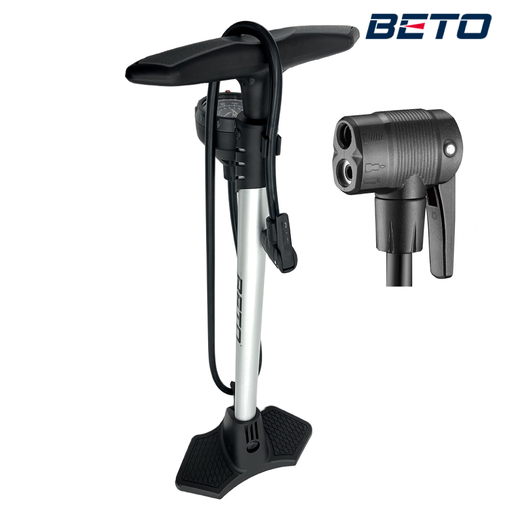 BETO 直立式打氣筒【銀色】CMP-157AGB
