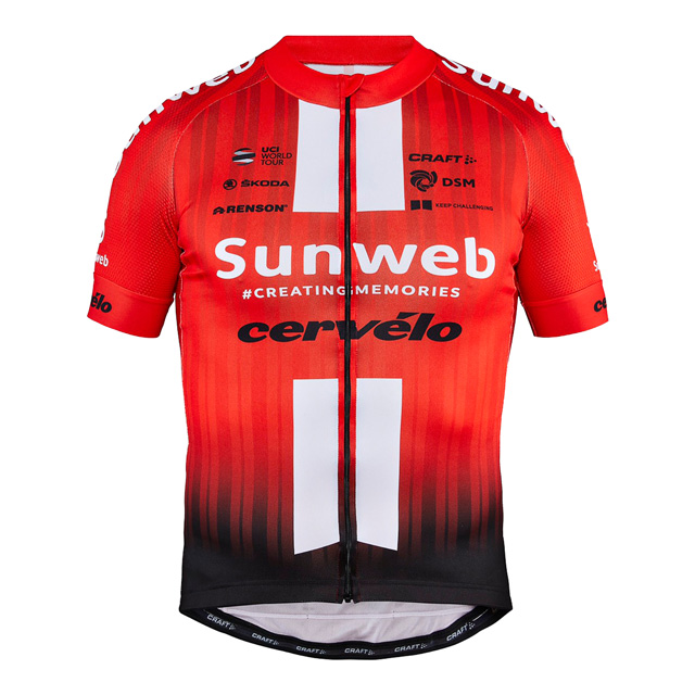 CRAFT 瑞典 Team Sunweb 車隊版短袖男車衣 1908208 紅色