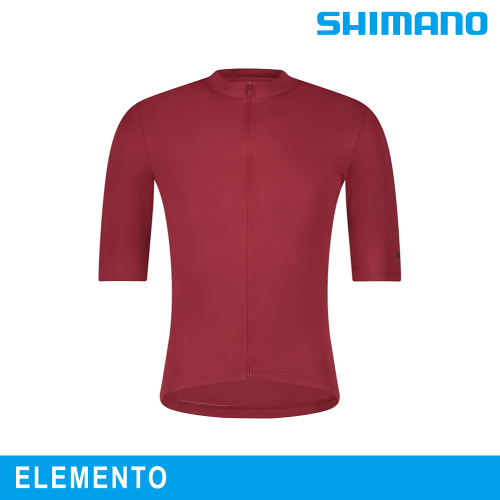 SHIMANO 禧瑪諾 ELEMENTO 短袖車衣｜紅色 (M-XL)